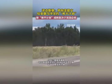 泽连斯基：和平计划必含妥协，寻求共同未来之路